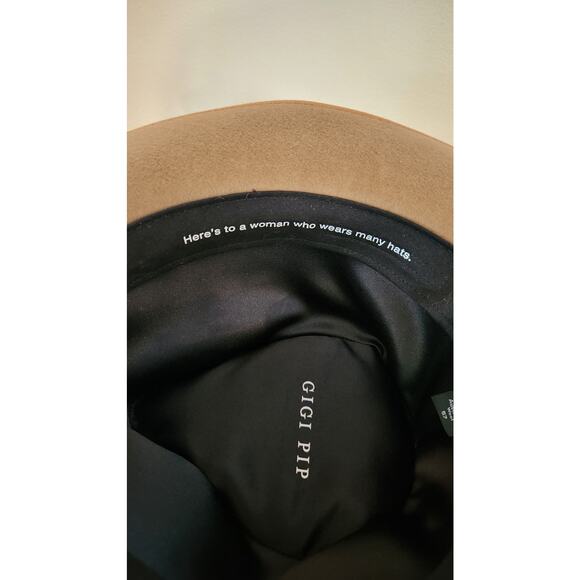 Gigi Pip Monroe Rancher Hat Size 57 Australian Wool Wide Brim Hat New with Tags - Picture 7 of 9